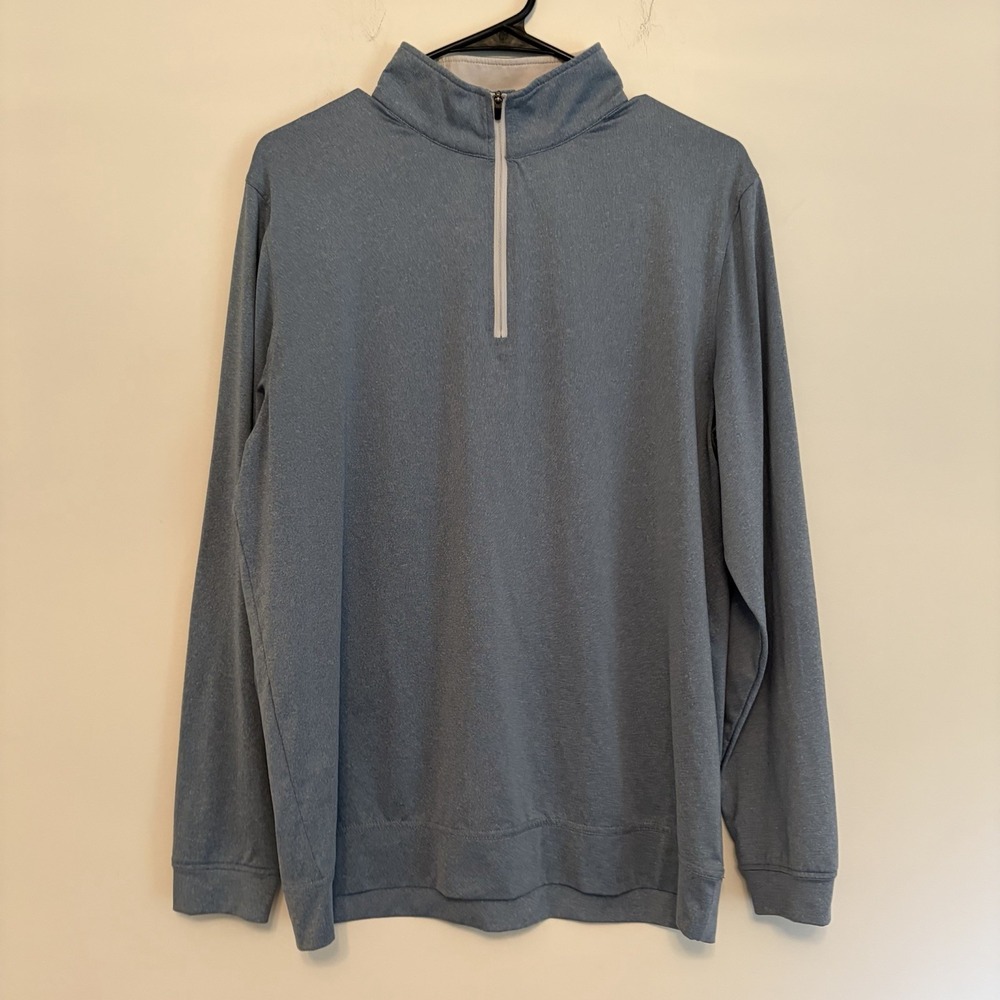 Normal Brand Shirt Medium Blue 1/4 Zip Pullover Performance Golf Lightweight